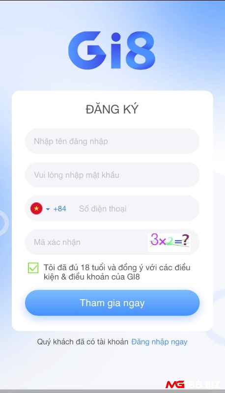 Điền đầy đủ thông tin theo yêu cầu từ web cược