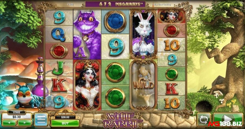 Đây là slot thỏ trắng có hệ thống megaway 5 cuộn