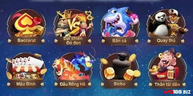 Danh sách đa dạng các tựa game bài đổi thưởng nổi tiếng của web game