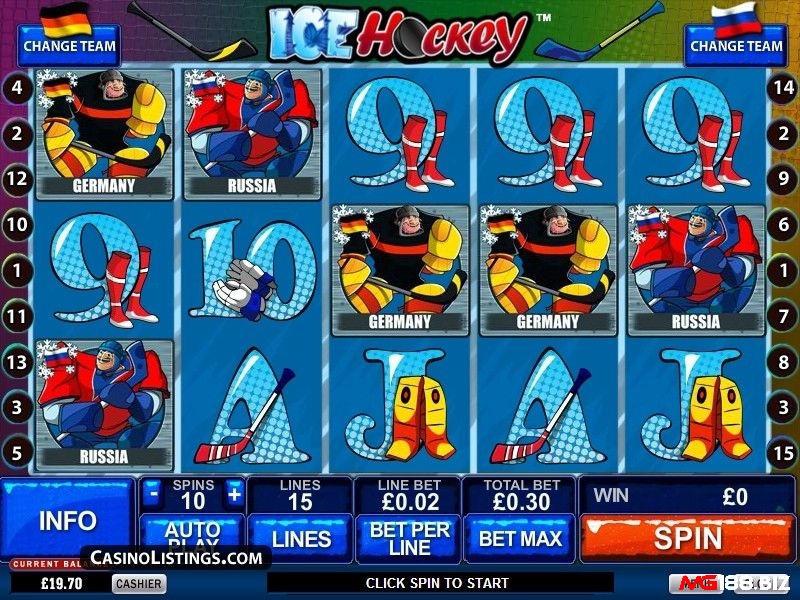 Cách chơi game slot Ice Hockey không quá khó cho người mới