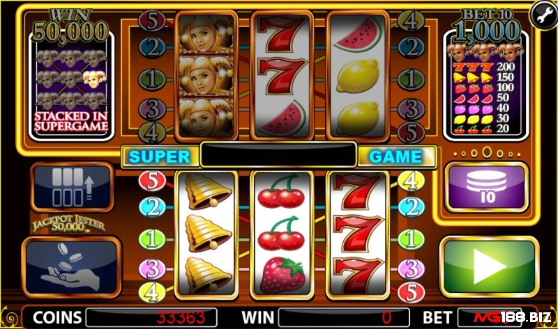 Chủ đề trong game Jackpot Jester 200 000 Jackpot