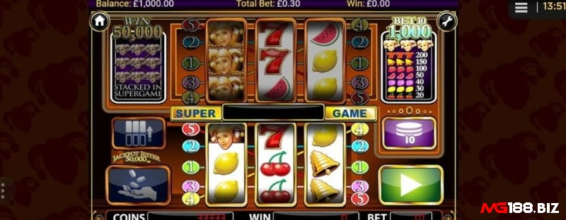 Tính năng thưởng trong game Jackpot Jester 200 000 Jackpot