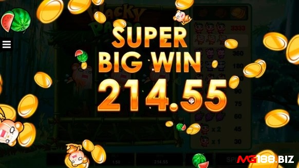 Anh em sẽ dễ dàng giành được SUPER BIG WIN khi chơi