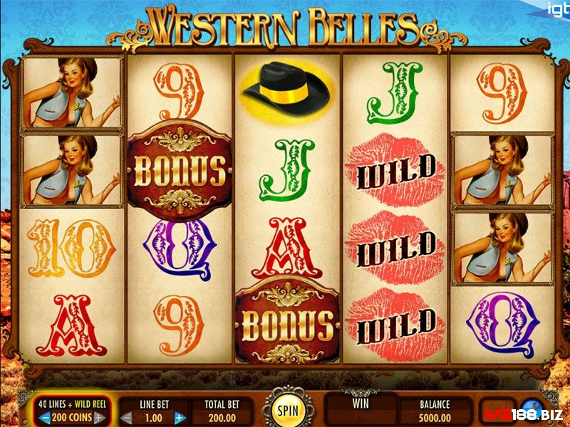 Slot có biểu tượng hai nữ cao bồi xinh đẹp