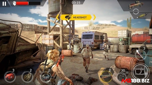 Chiến đấu với zombie trong Left to Survive