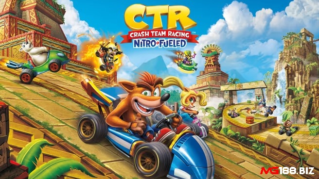 Crash Team Racing được đánh giá cao về tạo hình nhân vật và cách phối màu vui nhộn trong game