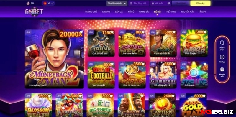 Đăng nhập Gnbet cổng game uy tín hàng đầu