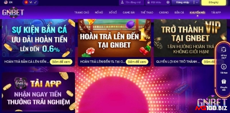 Gnbet giao dịch nạp rút nhanh chóng và dễ dàng
