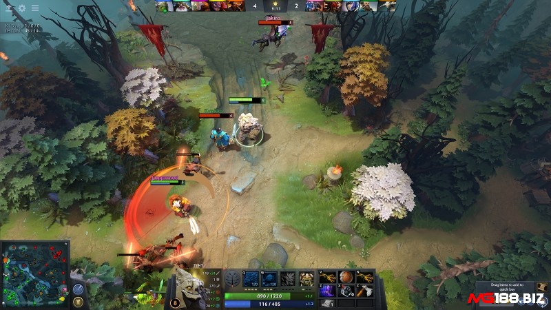 Dota 2 thu hút hơn 11 triệu người tham gia chơi hàng tháng