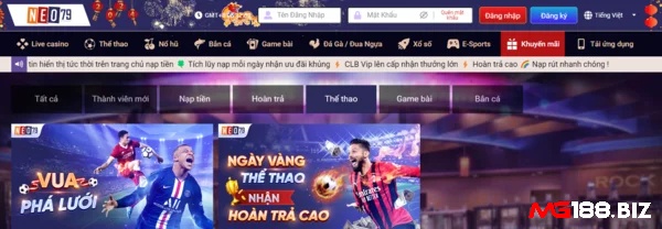 Tìm hiểu thông tin về cổng game Neo79