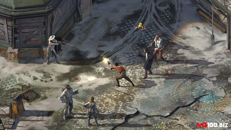 Giao diện điều tra và hội thoại đặc trưng trong Disco Elysium