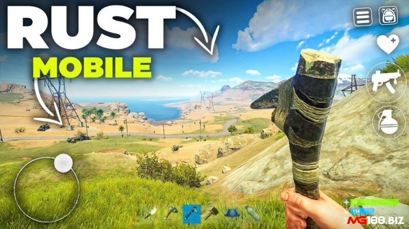 Game sinh tồn mobile chơi cùng bạn bè Rust Mobile