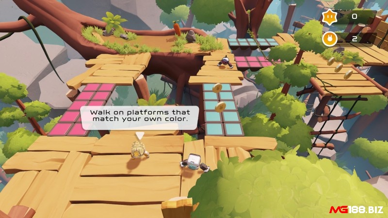 Nhiệm vụ trong Game Biped chủ yếu là vượt qua các màn chơi với nhiều thử thách