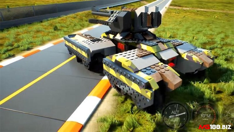 Game Brick Rigs có đồ họa mang phong cách hoạt hình dễ thương và bắt mắt