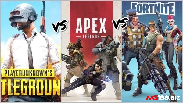 Ba tựa game Battle Royale nổi bật: PUBG, Apex Legends và Fortnite với lối chơi độc đáo riêng