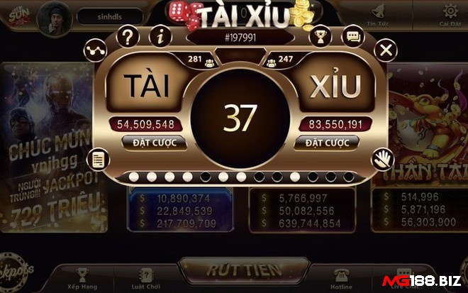 Tính điểm trong cước tài xỉu