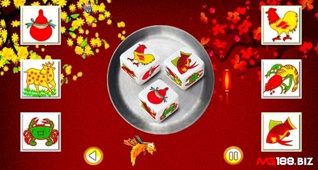 6 mặt của 1 viên xúc xắc trong bầu cua tôm cá