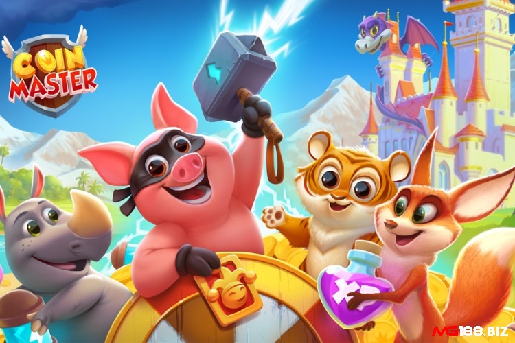 Game coin master xoay quanh việc quay máy slot để nhận các phần thưởng khác nhau