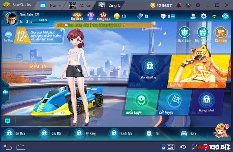 Tổng quan các chế độ chơi phổ biến như Quick Race, Career Mode, Drift King và Speed King trong ZingSpeed Mobile.