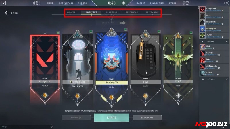 Từ Deathmatch luyện tay đến Competitive xếp hạng – hướng dẫn chơi Valorant có chế độ cho mọi phong cách