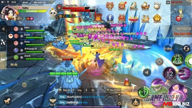 Chiêm ngưỡng những hiệu ứng kỹ năng sống động trong Thục Sơn Kỳ Hiệp Mobile