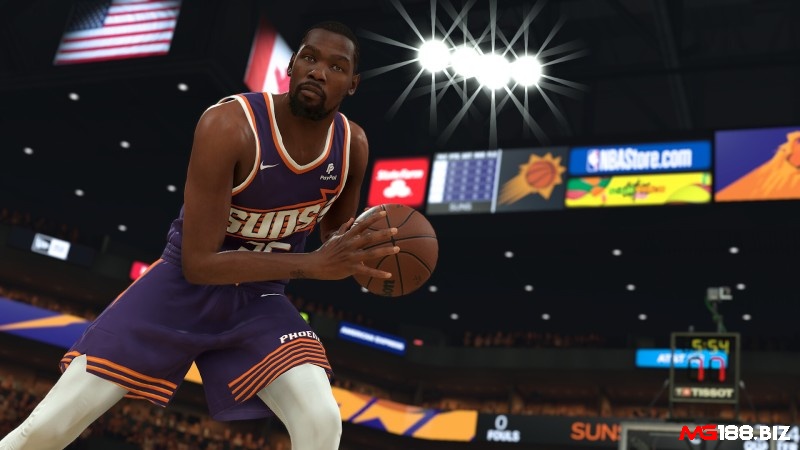 NBA 2K24 gây ấn tượng mạnh với đồ họa nâng cấp, tái hiện sân đấu, ánh sáng và cầu thủ sống động như đời thực