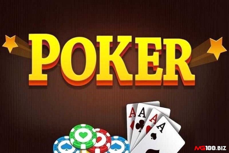 Poker là trong chơi ghép 2 lá bài được chia với 5 lá bài chung để tạo nên tổ hợp lá bài và cược tố