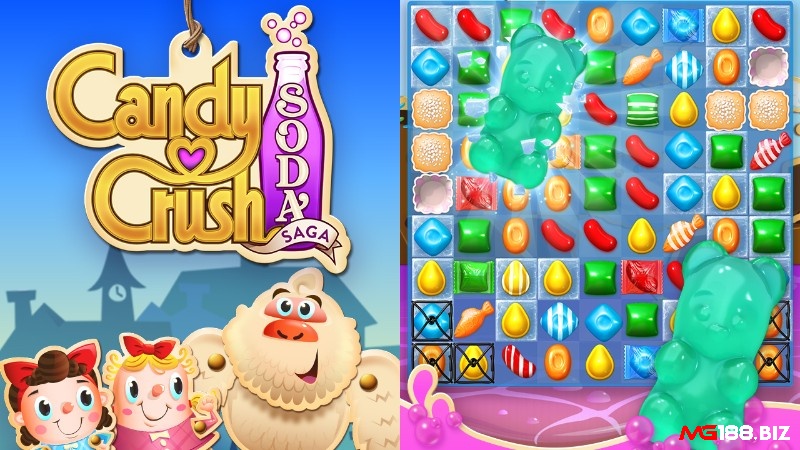 Ghép kẹo tạo combo đặc biệt là chìa khóa vượt ải trong game