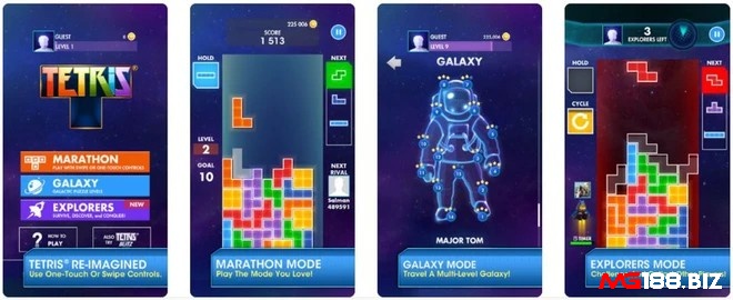 Tetris trên Android, xếp khối thách thức trí tuệ