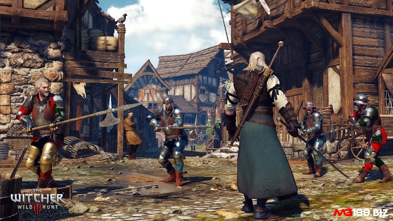 The Witcher 3 sở hữu thế giới sống động cùng những nhiệm vụ phụ giàu chiều sâu.