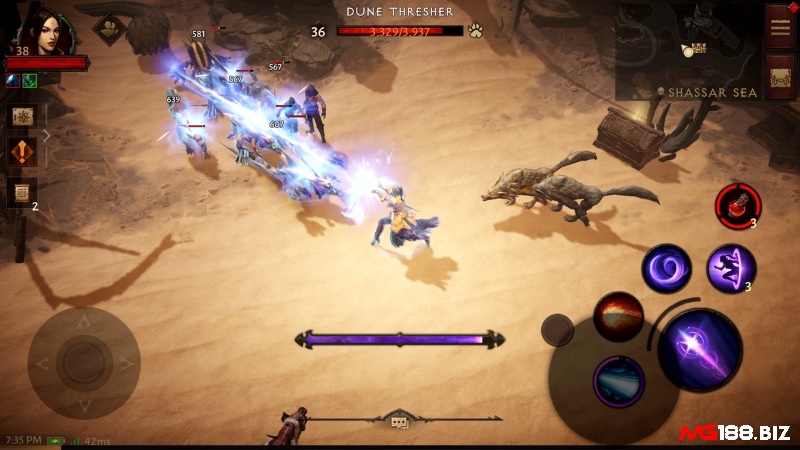 Diablo Immortal mang lại cảm giác chiến đấu quen thuộc của dòng Diablo trên nền tảng di động.