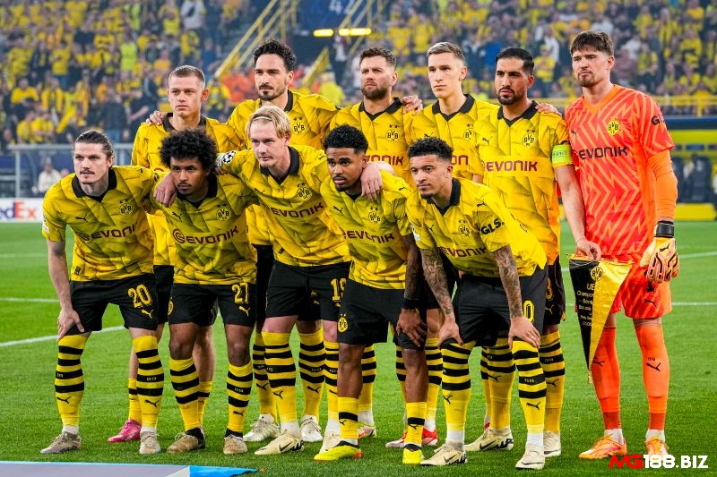 Dortmund nổi bật nhờ lối chơi tấn công rực lửa và triết lý phát triển các tài năng trẻ xuất sắc