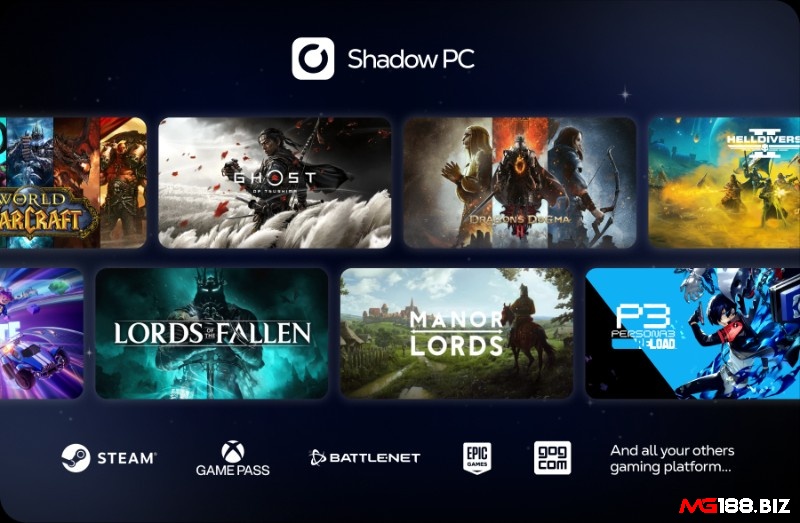 Shadow Cloud Gaming nổi bật nhờ chất lượng hình ảnh sắc nét và độ trễ cực thấp, phù hợp cho game thủ hardcore