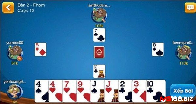 Quy tắc tính điểm sau khi kết thúc ván bài đánh Phỏm.