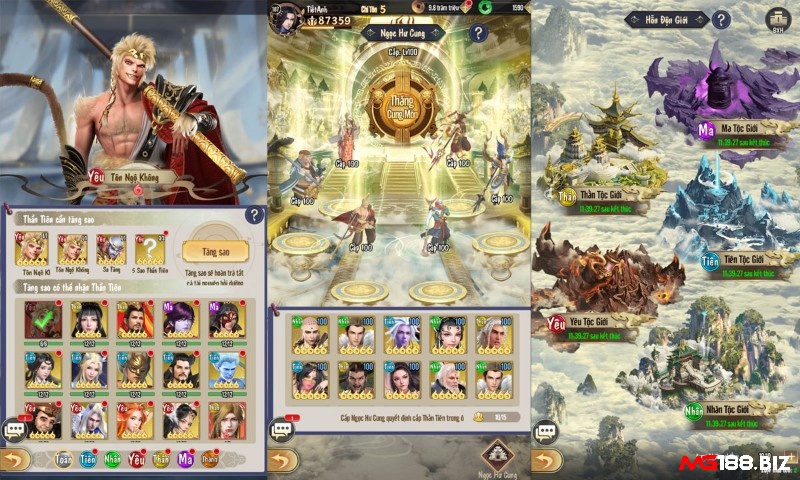 Lối chơi chiến thuật Tam Quốc, Tây Du Ký kết hợp yếu tố huyền thoại, đem đến trải nghiệm gần gũi tinh thần Phong Thần.