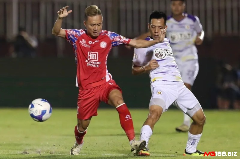 Trận Hà Nội FC chấp TP.HCM 1.25 minh họa rõ ràng cách tính tiền cược trong các trường hợp thắng thua