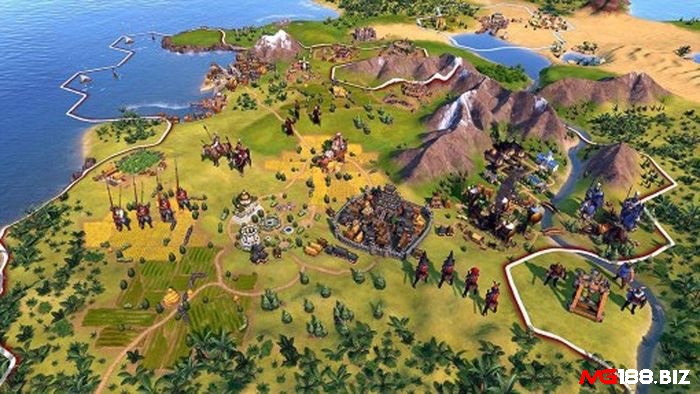 Người chơi trong Civilization VI hoạch định chiến lược, thể hiện chiều sâu và tính tái chơi của game chiến thuật offline iOS