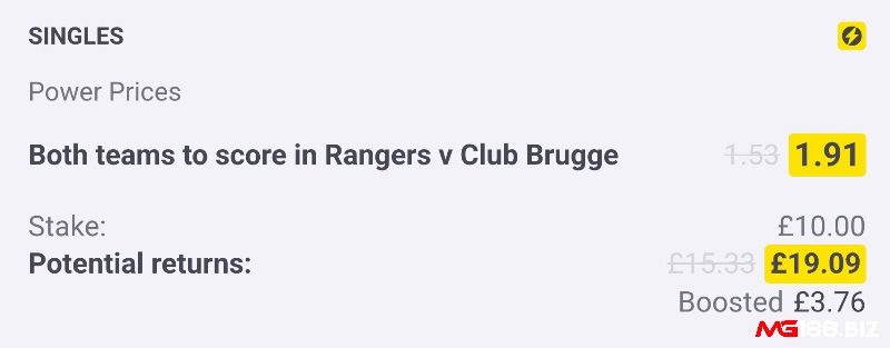 Hiểu rõ tỷ lệ cược giúp người chơi tính toán lợi nhuận và đánh giá mức độ khả thi của kèo Both Team To Score.