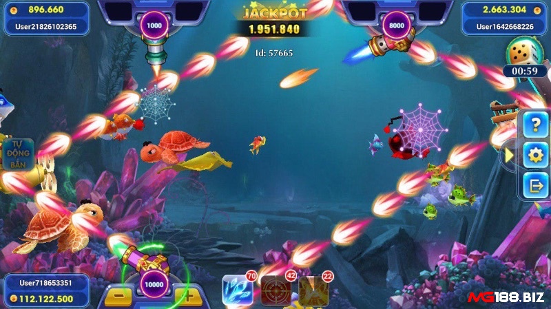 Theo kinh nghiệm chơi game bắn cá, điều khiển nòng súng nhịp nhàng giúp người chơi phản ứng nhanh và bắn chính xác hơn.