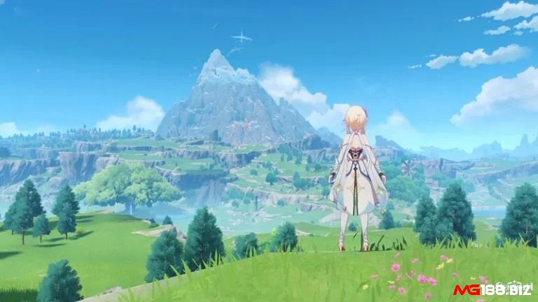 Genshin Impact mang đến hình ảnh trau chuốt, nhạc nền ấn tượng và cốt truyện được mở dần qua từng bản cập nhật