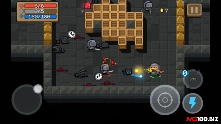 Soul Knight là lựa chọn lý tưởng cho những cặp bạn thích vừa bắn vừa né trong nhịp độ cực nhanh