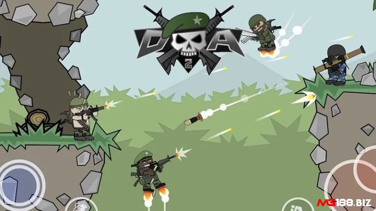 Trải nghiệm bắn súng vui nhộn cùng Mini Militia, không quá nặng cạnh tranh nên rất hợp chơi với bạn thân