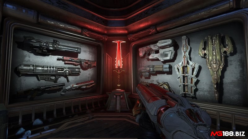 Hệ thống vũ khí và kỹ năng trong game DOOM Eternal được đặt trong mối liên hệ với chiến thuật và quản lý tài nguyên của người chơi.