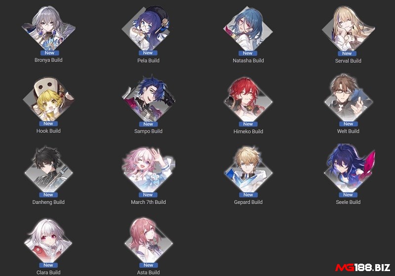 Các nhân vật trong game được xây dựng phong phú với các cá tính đa dạng khác nhau