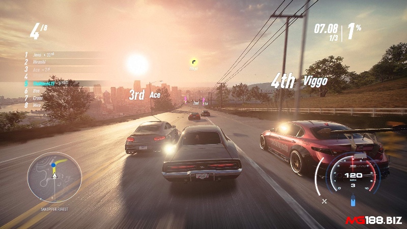 Không gian online mang lại tính kết nối cộng đồng, khuyến khích cạnh tranh và hợp tác giữa các tay đua.