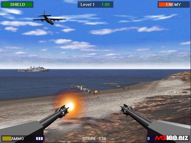 Beach Head 2000 nổi tiếng nhờ lối chơi bắn súng tại chỗ dễ tiếp cận và cực kỳ gây nghiện