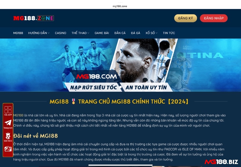 Đăng nhập vào tài khoản trò chơi bắn cá ăn xu tại Mg188 để tham gia trải nghiệm nhé