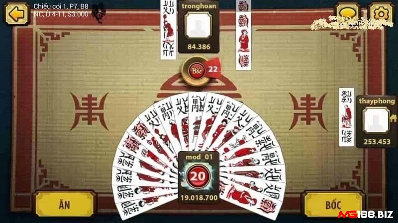 Kỹ năng xếp bài đóng vai trò quan trọng trong đánh chắn online