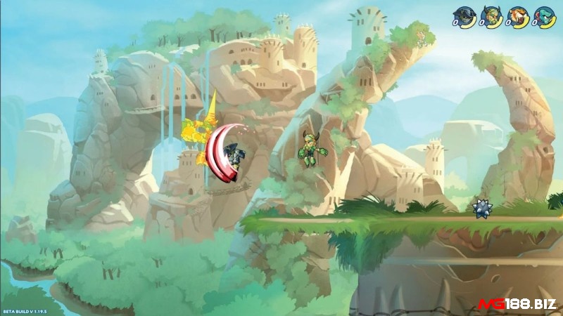 Trong game đối kháng mobile bạn có thể điều khiển nhân vật trực tiếp đối đầu với các đối thủ theo thời gian thực