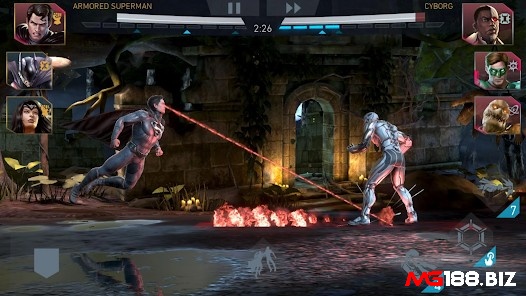 Injustice 2 Mobile lấy ý tưởng từ các siêu anh hùng của vũ trụ DC đẹp mắt và ấn tượng